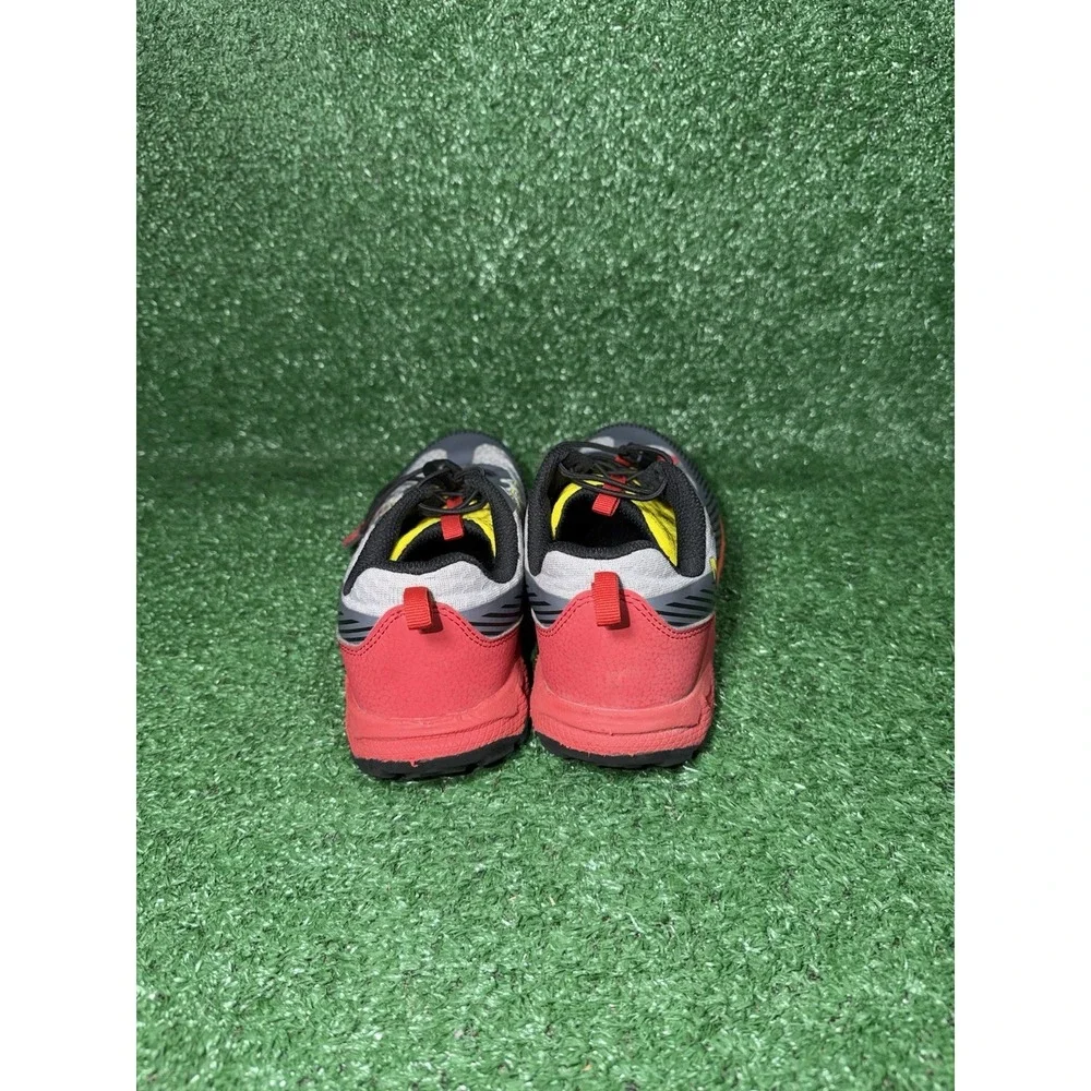 Merrell Kids Youth Size 5 Agility Peak Black Red Hiking Shoes Outdoor Sneakers